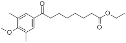ETHYL 8-(3,5-DIMETHYL-4-METHOXYPHENYL)-8-OXOOCTANOATE Structure