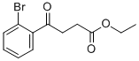 ETHYL 4-(2-BROMOPHENYL)-4-OXOBUTYRATE Structure