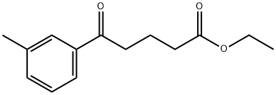 에틸5-(3-메틸페닐)-5-옥소발레레이트 구조식 이미지