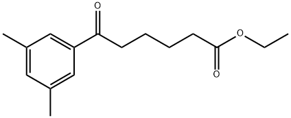 ETHYL 6-(3,5-DIMETHYLPHENYL)-6-OXOHEXANOATE Structure