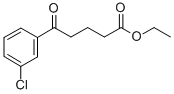 ETHYL 5-(3-CHLOROPHENYL)-5-OXOVALERATE Structure