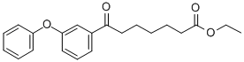 ETHYL 7-OXO-7-(3-PHENOXYPHENYL)HEPTANOATE Structure