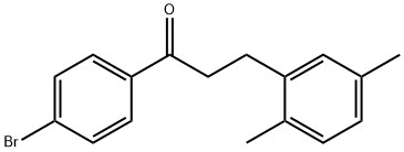 4'-BROMO-3-(2,5-DIMETHYLPHENYL)PROPIOPHENONE Structure