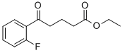 ETHYL 5-(2-FLUOROPHENYL)-5-OXOVALERATE Structure