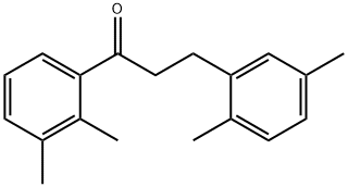 2',3'-DIMETHYL-3-(2,5-DIMETHYLPHENYL)PROPIOPHENONE Structure
