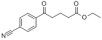 ETHYL-5-(4-CYANOPHENYL)-5-OXOVALERATE Structure