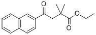 ETHYL 2,2-DIMETHYL-4-(2-NAPHTHYL)-4-OXOBUTYRATE Structure