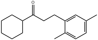 CYCLOHEXYL 2-(2,5-DIMETHYLPHENYL)ETHYL KETONE Structure