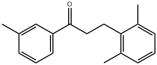 3-(2,6-DIMETHYLPHENYL)-3'-METHYLPROPIOPHENONE Structure