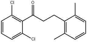 2',6'-DICHLORO-3-(2,6-DIMETHYLPHENYL)PROPIOPHENONE Structure