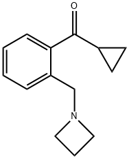 2-(AZETIDINOMETHYL)PHENYL CYCLOPROPYL KETONE Structure