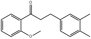3-(3,4-DIMETHYLPHENYL)-2'-METHOXYPROPIOPHENONE Structure