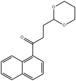 3-(1,3-DIOXAN-2-YL)-1'-프로피오나프톤 구조식 이미지