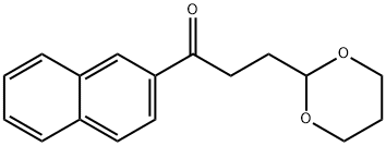 3-(1,3-DIOXAN-2-YL)-2'-프로피오나프톤 구조식 이미지