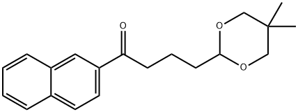 4-(5,5-DIMETHYL-1,3-DIOXAN-2-YL)-2'-BUTYRONAPHTHONE 구조식 이미지