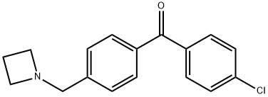 4-AZETIDINOMETHYL-4'-CHLOROBENZOPHENONE Structure