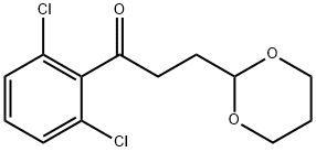 2',6'-DICHLORO-3-(1,3-DIOXAN-2-YL)PROPIOPHENONE 구조식 이미지