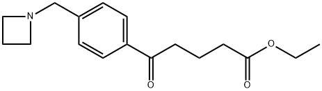 에틸5-[4-(아제티디노메틸)페닐]-5-옥소발레레이트 구조식 이미지