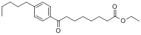ETHYL 8-OXO-8-(4-N-PENTYLPHENYL)OCTANOATE Structure