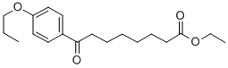 에틸8-옥소-8-(4-N-프로폭시페닐)옥타노에이트 구조식 이미지