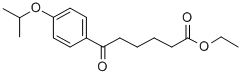 ETHYL 6-OXO-6-(4-ISOPROPOXYPHENYL)HEXANOATE Structure