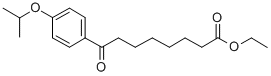 ETHYL 8-OXO-8-(4-ISOPROPOXYPHENYL)OCTANOATE Structure