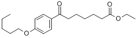 ETHYL 7-OXO-7-(4-PENTYLOXYPHENYL)HEPTANOATE Structure