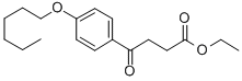 ETHYL 4-(4-HEXYLOXYPHENYL)-4-OXOBUTYRATE Structure