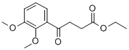 에틸4-(2,3-DIMETHOXYPHENYL)-4-OXOBUTYRATE 구조식 이미지