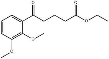 ETHYL 5-(2,3-DIMETHOXYPHENYL)-5-OXOVALERATE Structure