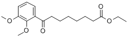 ETHYL 8-(2,3-DIMETHOXYPHENYL)-8-OXOOCTANOATE Structure