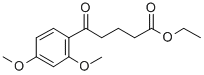 ETHYL 5-(2,4-DIMETHOXYPHENYL)-5-OXOVALERATE Structure