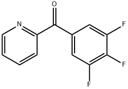 2-(3,4,5-트리플루오로벤졸)피리딘 구조식 이미지
