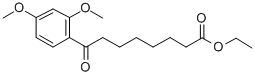 ETHYL 8-(2,4-DIMETHOXYPHENYL)-8-OXOOCTANOATE Structure