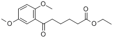 ETHYL 6-(2,5-DIMETHOXYPHENYL)-6-OXOHEXANOATE Structure