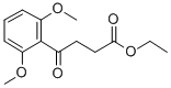ETHYL 4-(2,6-DIMETHOXYPHENYL)-4-OXOBUTYRATE Structure