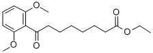 에틸8-(2,6-DIMETHOXYPHENYL)-8-OXOOCTANOATE 구조식 이미지