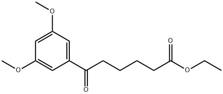 ETHYL 6-(3,5-DIMETHOXYPHENYL)-6-OXOHEXANOATE Structure