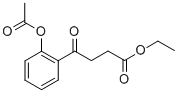 에틸4-(2-아세톡시페닐)-4-옥소부티레이트 구조식 이미지