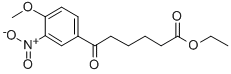 에틸6-(4-메톡시-3-니트로페닐)-6-옥소헥사노에이트 구조식 이미지