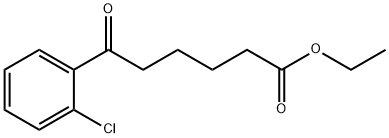 ETHYL 6-(2-CHLOROPHENYL)-6-OXOHEXANOATE Structure