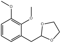 3-(1,3-DIOXOLAN-2-YLMETHYL)-1,2-DIMETHOXYBENZENE Structure