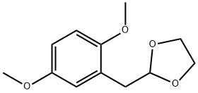 2-(1,3-DIOXOLAN-2-YLMETHYL)-1,4-DIMETHOXYBENZENE 구조식 이미지