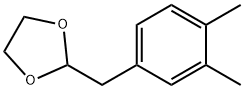 3,4-DIMETHYL-1-(1,3-DIOXOLAN-2-YLMETHYL)BENZENE 구조식 이미지