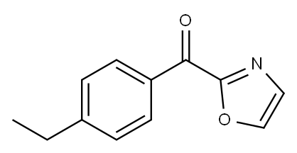2-(4-ETHYLBENZOYL)OXAZOLE Structure