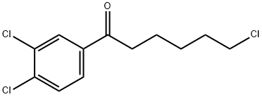 6-클로로-1-(3,4-디클로로페닐)-1-옥소헥산 구조식 이미지