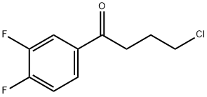 4-CHLORO-1-(3,4-DIFLUOROPHENYL)-1-OXOBUTANE Structure