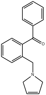 2-(3-PYRROLINOMETHYL)BENZOPHENONE Structure