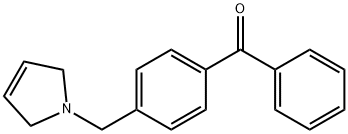 4-(3-PYRROLINOMETHYL)BENZOPHENONE Structure