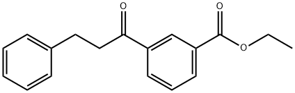 3'-CARBOETHOXY-3-PHENYLPROPIOPHENONE Structure